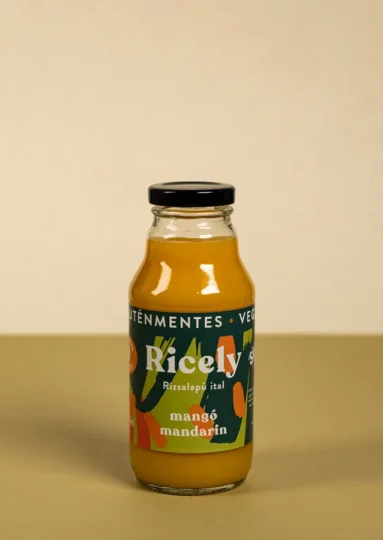 Ricely mangó-mandarin rizsalapú gyümölcsös ital