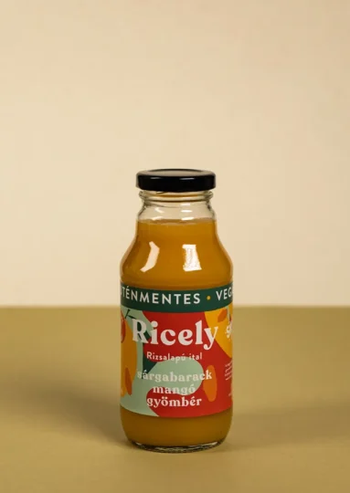 Ricely mangó-sárgabarack-gyömbér rizsalapú gyümölcsös ital
